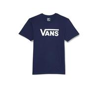 Vans Classic Drop V SS Crew tee-b Camiseta, Azul Marino Y Blanco, M para Hombre