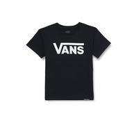 Vans Classic Drop V SS Crew tee-B, Blanco y Negro, 10 años