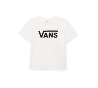 Vans Classic Drop V SS Crew tee-B, Blanco y Negro, 12, En Blanco Y Negro, 12-14 años