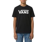 Vans Classic Drop V SS Crew tee-b Camiseta, Blanco y Negro, 8-10 años para Niños
