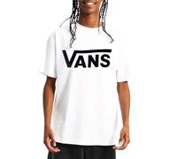 Vans Classic Drop V SS Crew tee-B, Blanco y Negro, S
