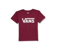 Vans Classic Drop V SS Crew tee-b Camiseta, Borgoña y Blanco, 14-16 años para Niños