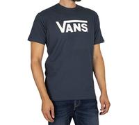 Vans Classic Drop V tee Camiseta Hombre, Indigo-Marshmallow, L