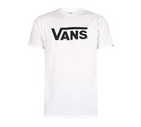 Vans Classic Drop V tee Camiseta Hombre, White-Black, S