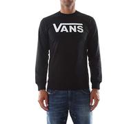 Vans Classic LS Camiseta de Manga Larga para Hombre (Black/White), XL
