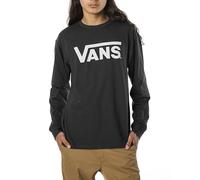 Vans Classic LS, Camiseta Hombre, Black-White, S