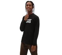Vans Classic LS, Camiseta Hombre, Black-White, S