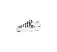 Vans Classic Slip-on Platform, Zapatillas Deportivas Mujer, Negro Black and White Checker White Bww, 37 EU