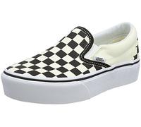 Vans Classic Slip-on Platform, Zapatillas Deportivas Mujer, Negro Black and White Checker White Bww, 41 EU