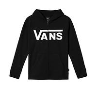 Vans Classic Zip Hoodie II Boys Capucha, Negro (Black/Fwhite Y28), X-Large para Niños