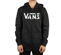 Vans Classic Zip Sudadera con Capucha, Negro, M para Hombre