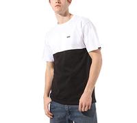 Vans Camiseta Colorblock para Hombre Blanco y Negro – Talla S