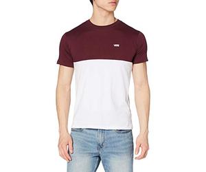 Vans Colorblock tee Camiseta, White-Port Royale, L para Hombre