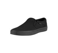 Vans de los hombres Zapatillas de lona Asher, Negro