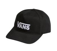 Vans - Gorra con cierre ajustable trasero y logotipo «Drop V» de niños, Negro, Talla: Talla única