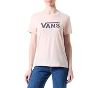 Vans Drop V SS Crew-b Camiseta, Naranja, S para Mujer