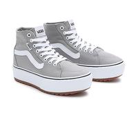 Vans Filmore Hi Tapered Platform ST, Zapatillas Mujer, Canvas Drizzle, 38.5 EU