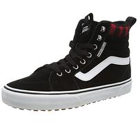 Vans Filmore Hi VansGuard, Zapatillas, Hombre, (Suede) Black/Red Plaid, 40.5 EU