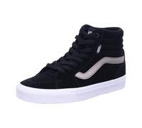 Vans Filmore Hi, Zapatillas para Mujer, (Suede Metallic) black/hematite, 36 EU