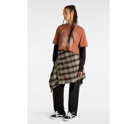 Vans First Team Relax Crop Auburn Talla: M | Camisetas de Seda Outlet | Mujer | Marrón