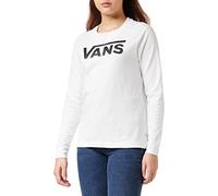 Vans Flying V Classic LS BF, Camisa Manga Larga Mujer, Blanco (White Wht), 38 (Talla del Fabricante: Medium)