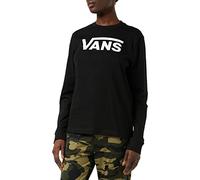 Vans Flying V Classic LS BF, Camisa Manga Larga Mujer, Negro (Black Blk), 36 (Talla del Fabricante: Small)