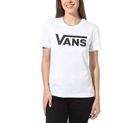 Vans Flying V Crew tee, Camiseta Mujer, Blanco (White White), 42 (Talla del Fabricante: X-Large)