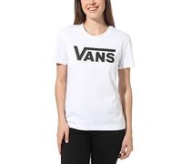 Vans Flying V Crew tee T-Shirt, Blanco (White/White), XS para Mujer