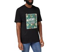 Vans Fungi Box Fill - Camiseta para Hombre, Negro, S