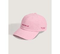 Vans - Gorra Check Side con cierre ajustable con botón a presión, Hombre, Rosa, Talla: Talla única
