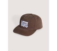 Vans - Gorra con cierre ajustable trasero Stretch Logo, Hombre, Marrón, Talla: Talla única