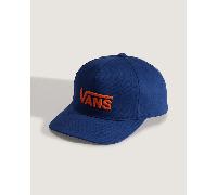 Vans - Gorra con cierre ajustable trasero y logotipo Drop V, Azul, Talla: Talla única