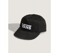 Vans - Gorra con cierre ajustable trasero y logotipo «Drop V» de niños, Negro, Talla: Talla única