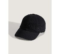 Vans - Gorra de jockey con visera curvada y detalle ondulado, Hombre, Negro, Talla: Talla única