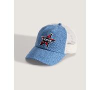 Vans - Gorra Marked Jockey Trucker, Hombre, Azul, Talla: Talla única