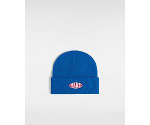 Vans - Gorro alto con borde vuelto Most Fun, Azul, Talla: Talla única