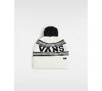Vans - Gorro con pompón Check de Vans, Hombre, Blanco, Talla: Talla única