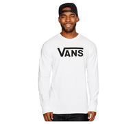 Vans Herren Classic Ls Langarmshirt, Weiß (White/black), Small