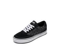 Vans Hombre Brooklyn LS Zapatilla Checkerboard Black and Asphalt 40 EU