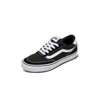 Vans Hombre Brooklyn LS Zapatilla Suede and Black and White 45 EU
