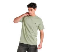 Vans Hombre Camiseta con Logo En El Pecho Izquierdo, Black