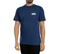 Vans Hombre Camiseta con Logotipo En La Espalda De Doble Estándar, Deep Indigo, XS