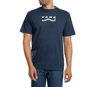 Vans Hombre Camiseta Gráfica con Espalda Determinada, Navy/White, XXL