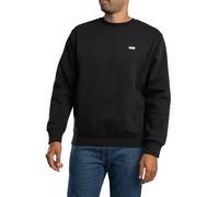 Vans Hombre Sudadera con Logo En El Pecho Izquierdo, Black, L