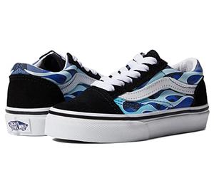 Vans Kids K Clasic Slip on, (Camo Flame), Azul/Ice Camo, 13,5 Little Kid, Negro, Talla única