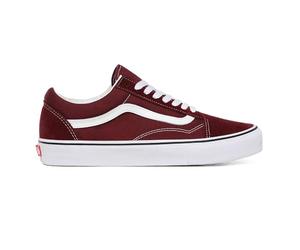 Vans Kidsward - Tenis de Gamuza y Lona, Burgundy, 44 EU