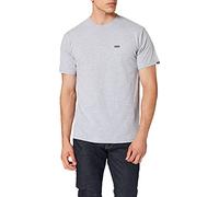 Vans Left Chest Logo tee Camiseta, Athletic Heather-Black, XXL para Hombre