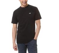 Vans Left Chest Logo Tee, Camiseta Hombre, Negro (Black White Grey Melange), Small