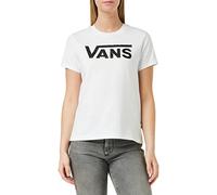 Vans Maglietta Flying V Crew Camiseta, Blanco (White White), XXS para Mujer