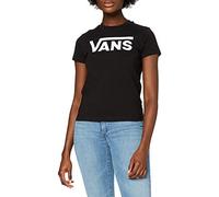 Vans Maglietta Flying V Crew Camiseta, Negro (Black Blk), XXL para Mujer